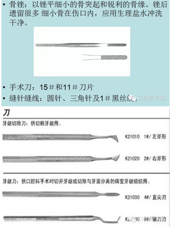 口腔手術器械