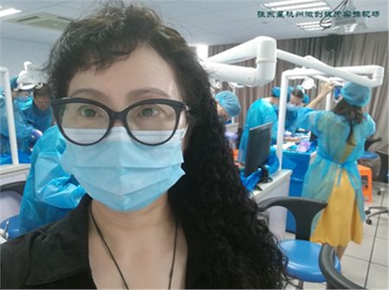 張東星老師杭州微創拔牙課實操現場  江思玉分享