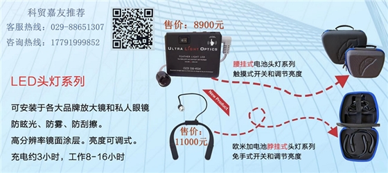 美國(guó)羽輕放大鏡頭燈
