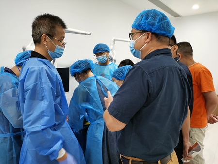 張東星老師南寧站微創拔牙實操課 宇森電動馬達助力